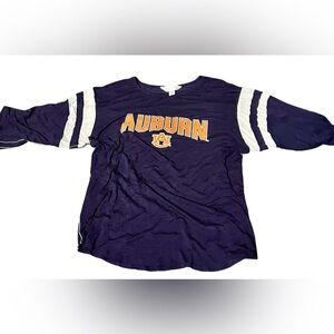 Auburn Tigers Shirt Abigail XL Football Spirit Jersey Ladies Blue